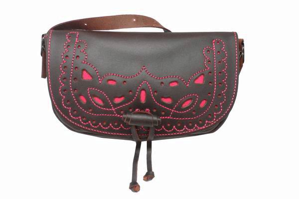 Sac à Main Rociero de Ubrique Ajouré Fuchsia