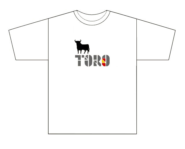 T-shirt Logo Bull España. White