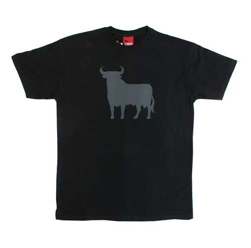 T-shirt Taureau Osborne. Noir.