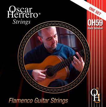 Jeu de 6 Cordes pour Guitare Oscar Herrero. String OH59HS Forte tension