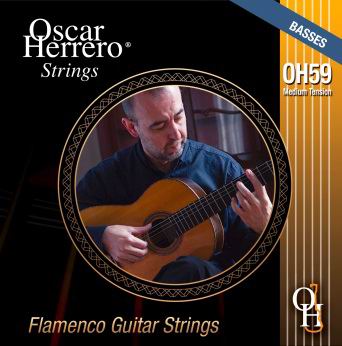 Juego de Cuerdas de Guitarra Oscar Herrero. String OH59MB Tension Media