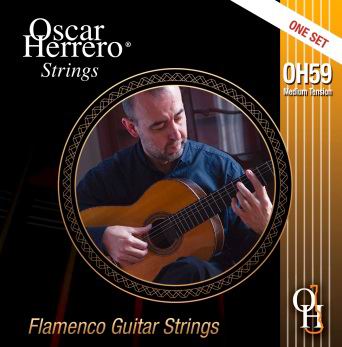 Juego de Cuerdas de Guitarra Oscar Herrero. String OH59MS Tension Media