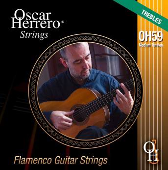 Jeu de cordes de Guitarra Oscar Herrero. String OH59MT Tension moyenne