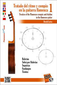 ＤＶＤ+教材本　Tratado del ritmo y compás en la Guitarra Flamenca Vol.1. David Leiva.