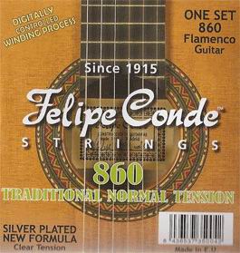 Cordes pour guitare. Felipe conde 860