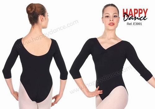 Classic leotard Elbow Length Sleeves. Adult