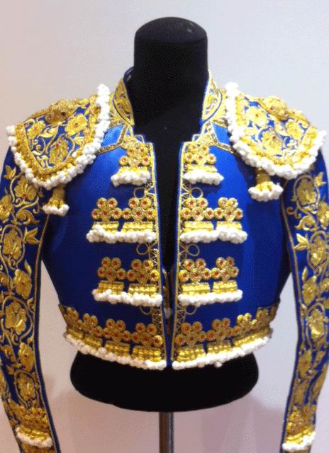 Trajes de Luces Autenticos. Azul y Oro