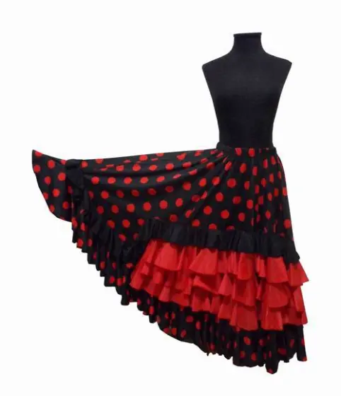 Jupe flamenco volants hotsell